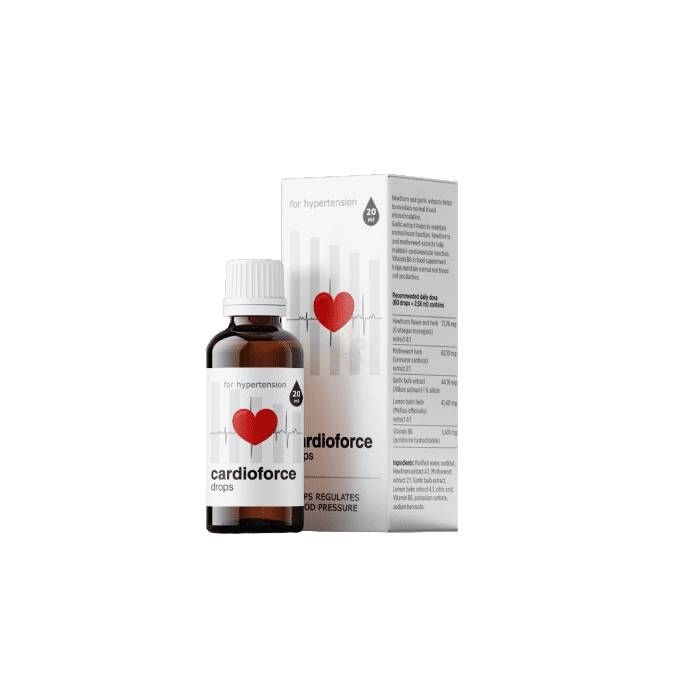 ▻ Cardioforce - drops from hypertension