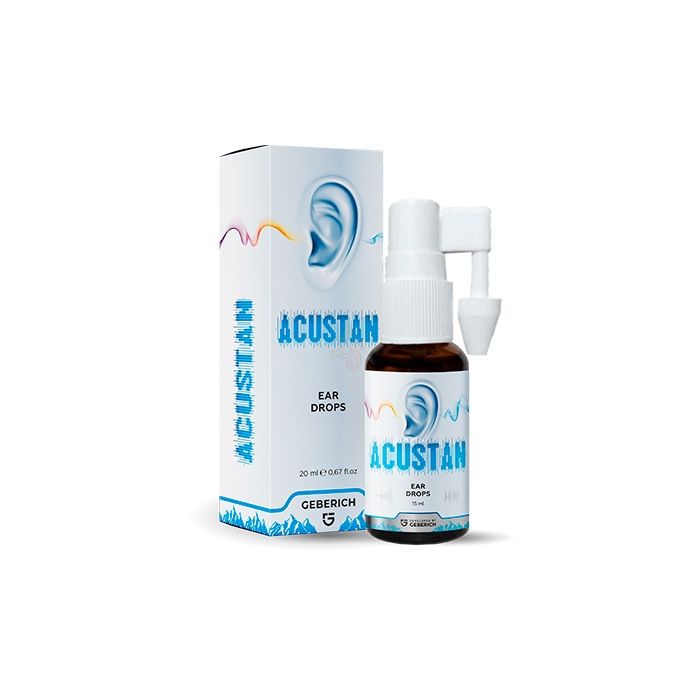 ▻ Acustan drops - drops to improve hearing