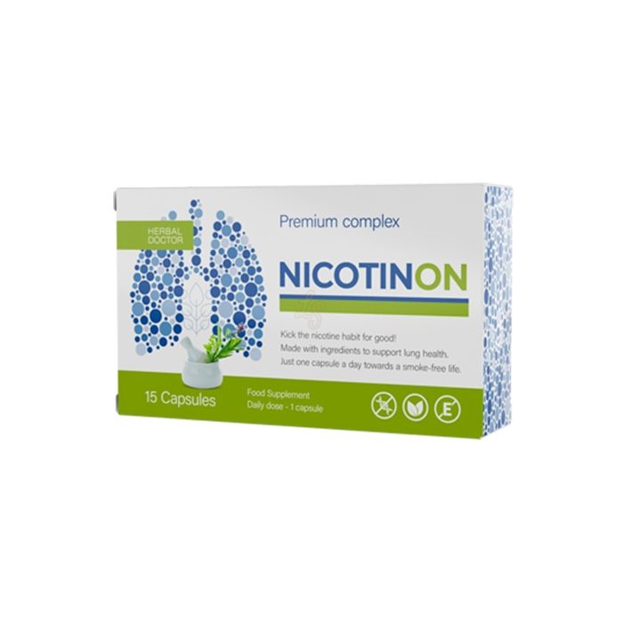 ▻ Nicotinon Premium - capsule care facilitează renunțarea la fumat