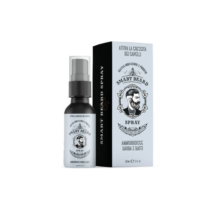 ▻ Smart Beard Spray - spray para el crecimiento del cabello de la cabeza y la barba