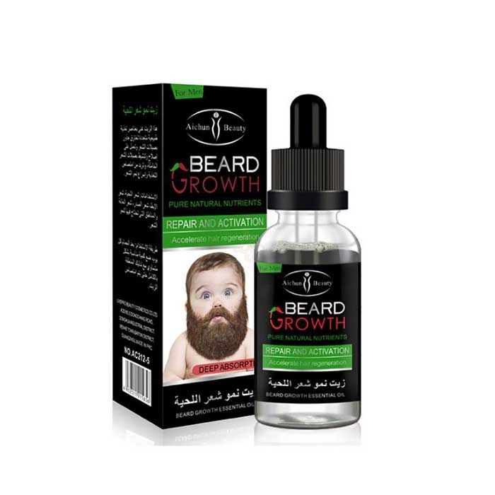 ▻ Beard Growth Oil - agente de crescimento de cabelo